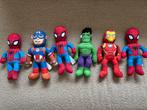 6 marvel figuren/knuffels/poppen, Kinderen en Baby's, Speelgoed | Actiefiguren, Ophalen of Verzenden, Zo goed als nieuw