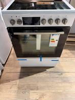 Inductie fornuis 4 pits hetelucht WIT nieuwe fase3, Witgoed en Apparatuur, Fornuizen, 60 cm of meer, Inductie, Vrijstaand, 85 tot 90 cm