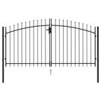 IJzeren tuinpoort hek poort draaihek 3x1,5 m GRATIS BEZORGD, Staal, Verzenden, 100 tot 150 cm, Nieuw
