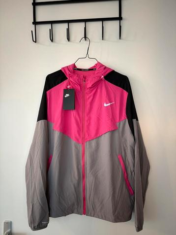 Nike Miller Running Jacket Grey/Pink/Black beschikbaar voor biedingen