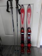 Kinderski lang 90cm + stokken 95cm, Ophalen of Verzenden