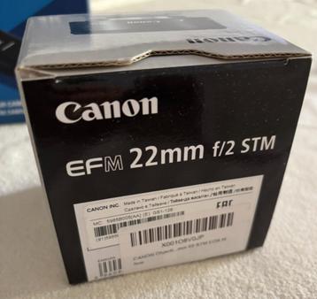 Canon EFM 22mm f/2 STM beschikbaar voor biedingen