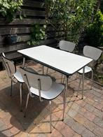 Formica set compleet - vintage retro design sixties, Huis en Inrichting, Tafels | Eettafels, Ophalen, Gebruikt, 50 tot 100 cm