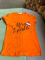 Oranje t-shirt - Koningsdag - maat 122-128, Ophalen of Verzenden, Shirt of Longsleeve