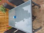 Tuinset incl 6 stoelen +tuinkussens, Ophalen, Zo goed als nieuw, Rechthoekig