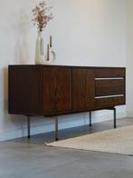 Vintage dressoir Tijsseling - Wengé hout, jaren '60 japandi, Huis en Inrichting, Kasten | Wandmeubels, Ophalen, Met deur(en), .