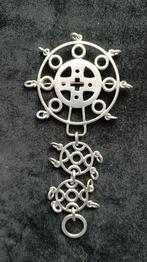 Vintage Frank Juhls Kautokeino Zilveren Broche Noorwegen, Sieraden, Tassen en Uiterlijk, Broches, Gebruikt, Ophalen of Verzenden