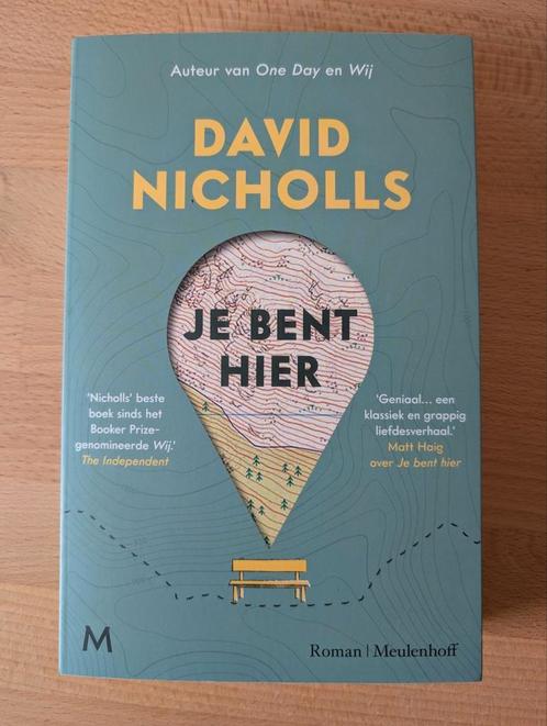 David Nicholls - Je bent hier, Boeken, Literatuur, Zo goed als nieuw, Nederland, Ophalen of Verzenden