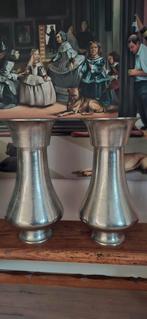 2 Super mooie grote zware zilveren vazen, Overige kleuren, Ophalen of Verzenden, Minder dan 50 cm, Glas