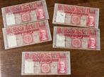 bankbiljetten 25 gulden uit de jaren '30 / 5 stuks (Mees), Postzegels en Munten, Bankbiljetten | Nederland, Ophalen of Verzenden