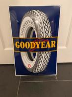 Goodyear emaille reclame bord te koop aangeboden, Verzamelen, Reclamebord, Gebruikt, Ophalen of Verzenden