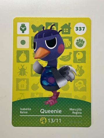 Nintendo Animal Crossing Cards - Series 4 - card 337 Queenie beschikbaar voor biedingen