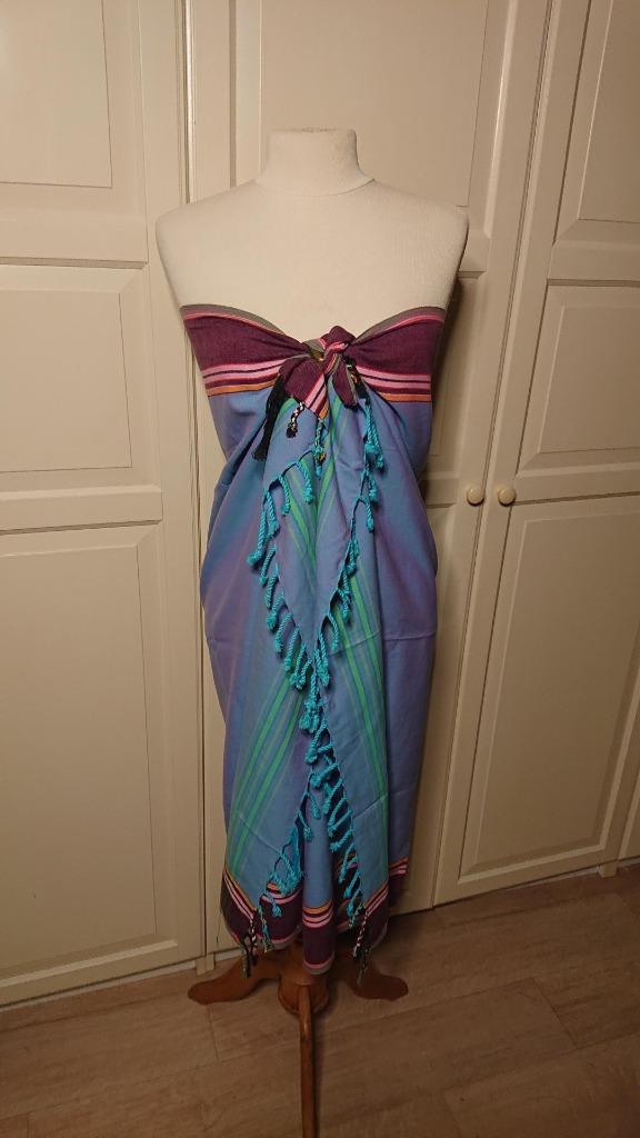 Diverse pareo sarong sauna omslagdoek hamam extra breed, Kleding | Dames, Badmode en Zwemkleding, Zo goed als nieuw, Overige typen