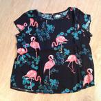 Nieuw top / blouse flamingo mt 42 blauw roze box 36, Ophalen of Verzenden, Nieuw, Maat 42/44 (L), Blauw