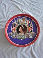 Zilveren jubileum Koningin Elizabeth Koekblik Groot, Ophalen of Verzenden, Gebruikt, Buitenland, Overige typen