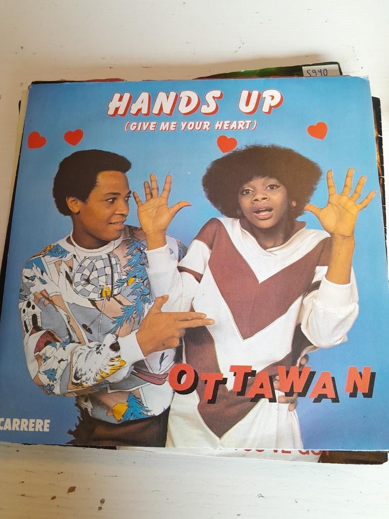 Ottawan 7inch hands up, Cd's en Dvd's, Vinyl Singles, Ophalen of Verzenden, Zo goed als nieuw, Pop
