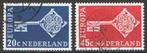 Nederland NVPH nr 906/7 gestempeld Europazegels 1968, Verzenden, Na 1940, Gestempeld