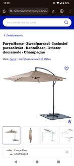 Zweef parasol, Tuin en Terras, Parasols, Ophalen, Zo goed als nieuw, Zweefparasol