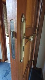Hardhouten Deur enkele binnen deur met glas en kozijn (eiken, Ophalen, Gebruikt, 80 tot 100 cm, Binnendeur
