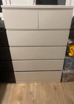 IKEA MALM Ladekast 6 lades wit, Minder dan 100 cm, 25 tot 50 cm, Gebruikt, Ophalen of Verzenden