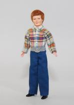 Caco poppenhuispopje 1:12 Moderne man, 14cm., Verzamelen, Poppenhuizen en Toebehoren, Caco-doll@hogrefe.ch, Nieuw, Ophalen of Verzenden