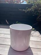 Mooie grote witte binnenpot, Tuin en Terras, Bloempotten, Rond, Binnen, Zo goed als nieuw, Minder dan 40 cm