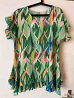 Nieuwe top/tuniek groen one size t/m maat 44/46, Maat 46/48 (XL) of groter, Nieuw, Ophalen of Verzenden, Korte mouw