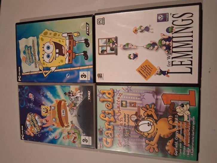 4 cd rom games, Spelcomputers en Games, Games | Pc, Zo goed als nieuw, Avontuur en Actie, 1 speler, Vanaf 7 jaar, Eén computer