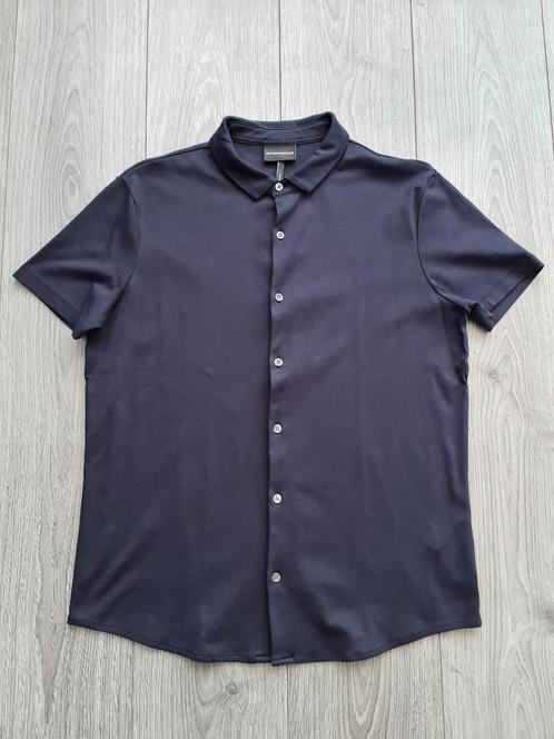 100% ORIGINEEL Emporio Armani overhemd maat L, Kleding | Heren, Overhemden, Zo goed als nieuw, Halswijdte 41/42 (L), Blauw, Ophalen of Verzenden