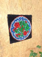 Wandkleed bloemen zwart, Ophalen of Verzenden, Gebruikt