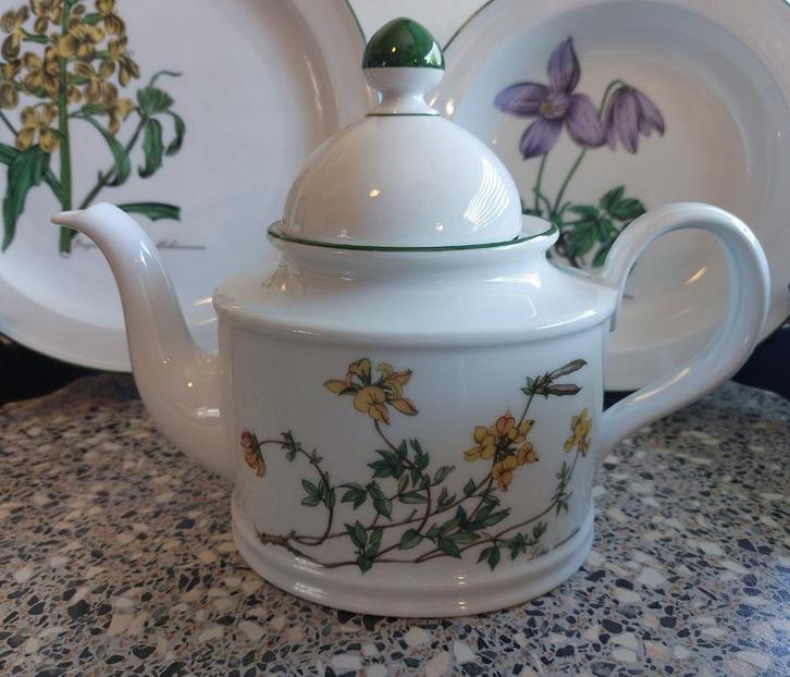 Theepot Seltmann Weiden Renate Flora Bloemen Latijnse, Huis en Inrichting, Keuken | Servies, Zo goed als nieuw, Kop(pen) en/of Schotel(s)