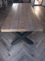 Eettafel steigerhout, 200 cm of meer, 50 tot 100 cm, Rechthoekig, Ophalen