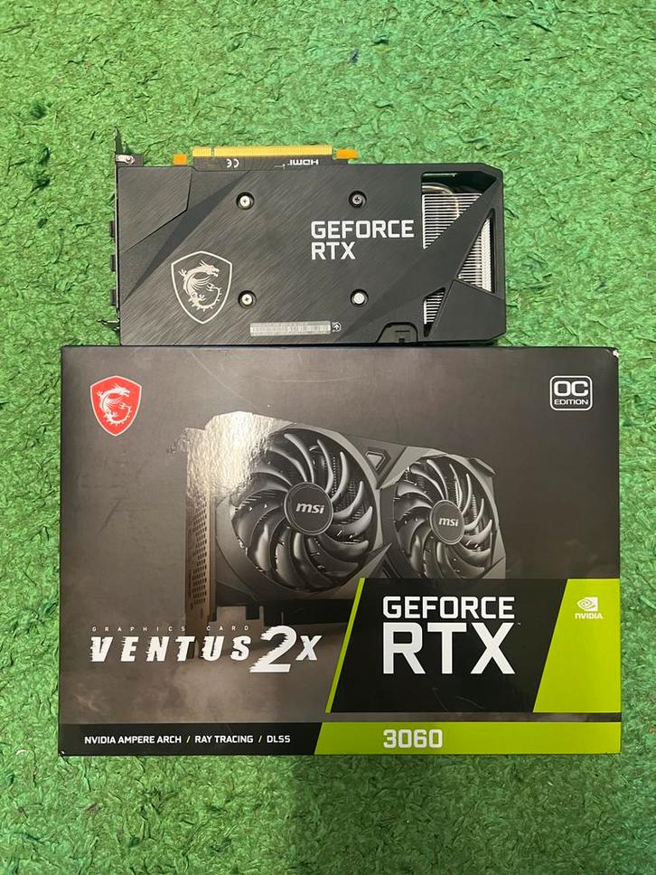 MSI VENTUS GeForce RTX 3060 2X 12G OC, Computers en Software, Videokaarten, Zo goed als nieuw, PCI, GDDR6, Ophalen of Verzenden