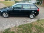 Audi A3 1.6 Sportback 85KW 2007 Zwart 1 jaar apk! 2 sleutels, Auto's, Audi, Voorwielaandrijving, 65 €/maand, 15 km/l, 4 cilinders