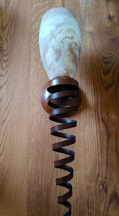 Wandlamp vintage, Huis en Inrichting, Lampen | Wandlampen, Zo goed als nieuw, Glas, Metaal, Ophalen of Verzenden