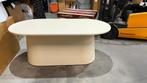 Eettafel Créme - 200x100 cm - MDF - Ovaal, Huis en Inrichting, Tafels | Eettafels, Overige materialen, 100 tot 150 cm, 200 cm of meer
