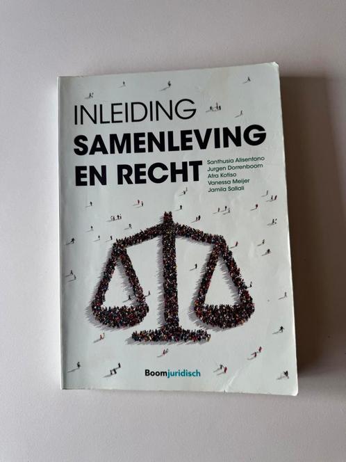 Inleiding samenleving en recht hbo rechten, Boeken, Studieboeken en Cursussen, Zo goed als nieuw, HBO, Alpha, Ophalen of Verzenden