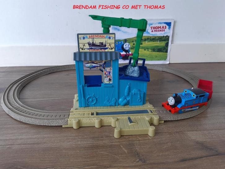 Trackmaster Thomas de Trein, Brendam Fishing Co met Thomas, Kinderen en Baby's, Speelgoed | Thomas de Trein, Gebruikt, Ophalen of Verzenden