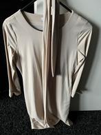 Elegante Portlavande jurk maat S, Ophalen of Verzenden, Zo goed als nieuw, Maat 36 (S), Beige
