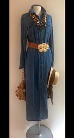Pauw Madeleine 38/40 maxi midi jeans jurk blouse jas, Maat 38/40 (M), Overige typen, Zo goed als nieuw, Verzenden