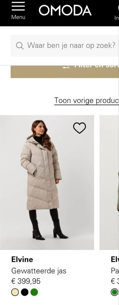 Prachtige nieuwe winterjas van Elvine ruime XL, Kleding | Dames, Jassen | Winter, Nieuw, Maat 46/48 (XL) of groter, Overige kleuren