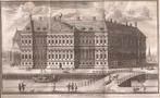 Amsterdam. 'T Stadhuis: Aande Achter Zyde ca. 1693, Antiek en Kunst, Kunst | Etsen en Gravures, Ophalen of Verzenden