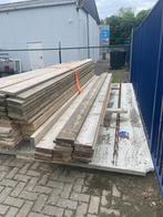 Steigerplanken 5 meter - ideaal voor projecten!, Gebruikt, 25 tot 50 mm, Plank, Steigerhout