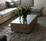 Giessenburg eiken tafel, salontafel MW340 grijs - wit, Huis en Inrichting, Ophalen, 100 tot 150 cm, Eikenhout, 50 tot 100 cm