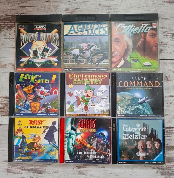 Philips Cdi games, o.a. Asterix & Chaos Control, Spelcomputers en Games, Games | Overige, Zo goed als nieuw, Avontuur en Actie