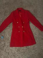 Rode blazer lang, Verzenden, Zo goed als nieuw, Rood