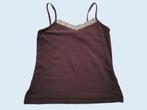 MISS ETAM bruin spaghetti topje maat S ~ JB0105, Kleding | Dames, Tops, Bruin, Ophalen of Verzenden, Miss Etam, Gedragen