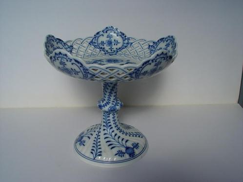 MEISSEN Blue Onion porselein schaal op voet, Antiek en Kunst, Antiek | Porselein, Ophalen of Verzenden