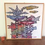 Pragitha batik afbeelding op ingelijst doek Indonesisch, Ophalen of Verzenden