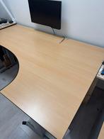 Ahrend Electrisch verstelbaar hoekburea bureau 180 x 120, Ophalen, Elektrisch, Gebruikt